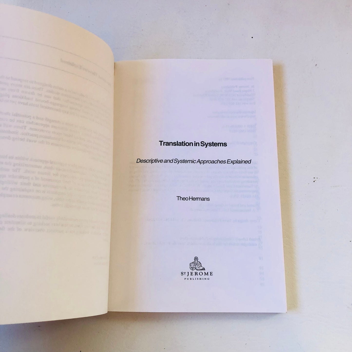 Translation in Systems: Descriptive and System-oriented Approaches Explained  - Theo Hermans