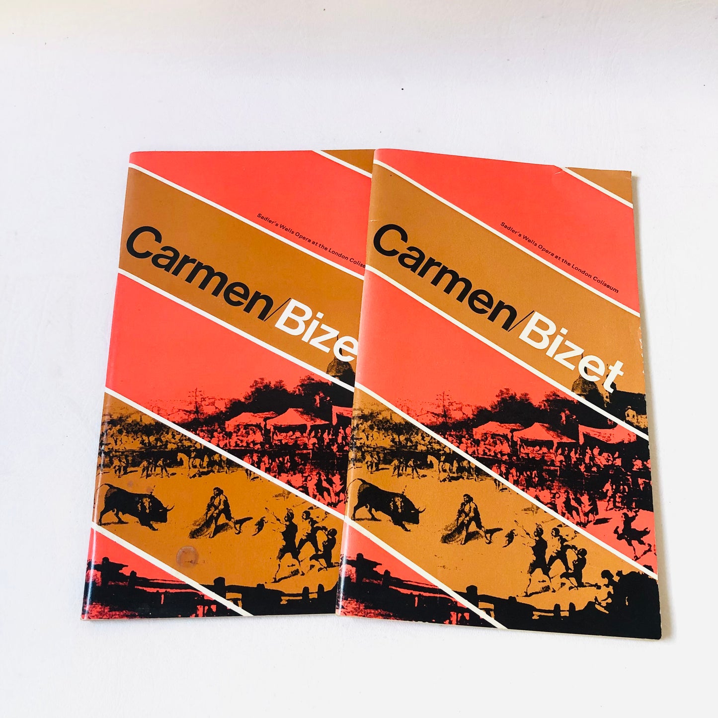 12x Sadler's Wells Opera at London Coliseum Programmes Bundle Lot Vintage 1960s/1970s