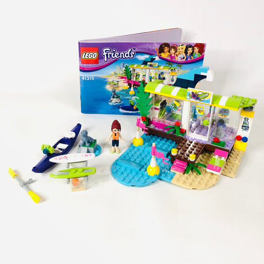 LEGO FRIENDS: Heartlake Surf Shop (41315) 100% Complete With Instructions & Minifigure - Retired