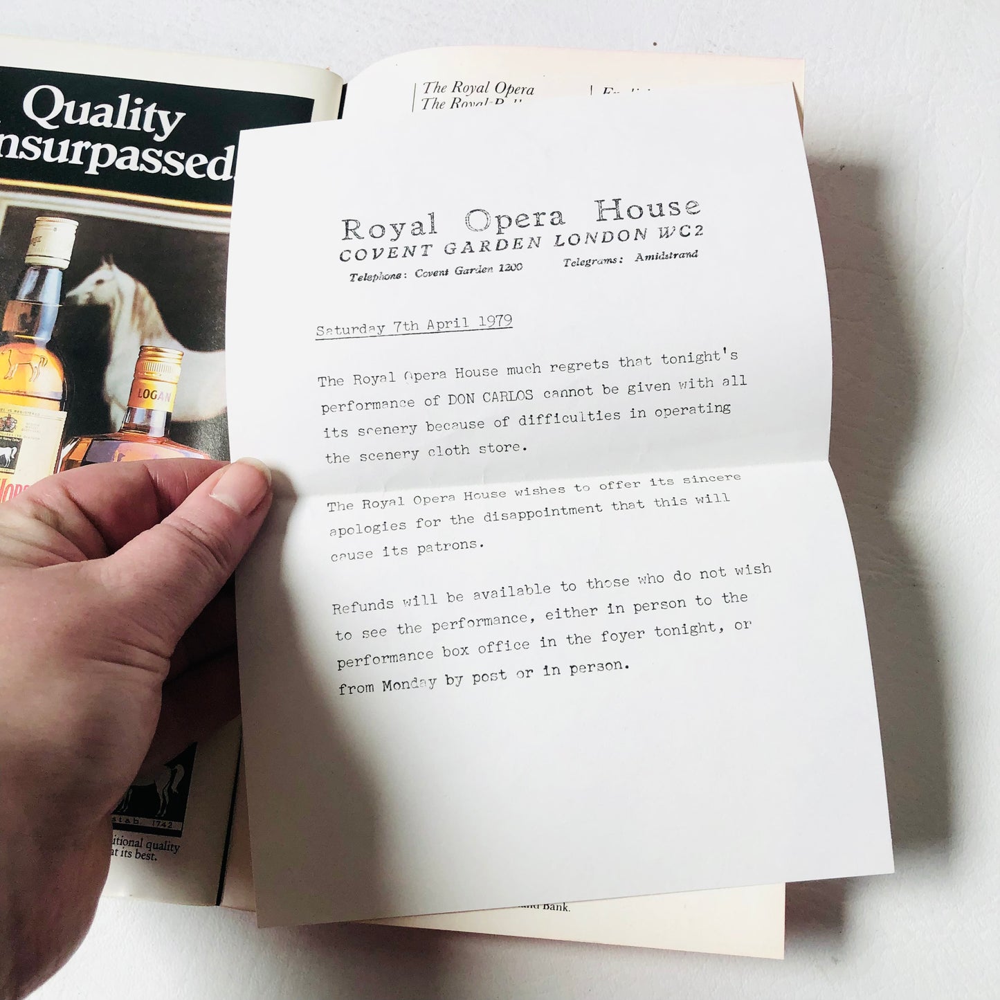 16x Royal Opera House Covent Garden London Programmes Bundle Lot Retro 1970s