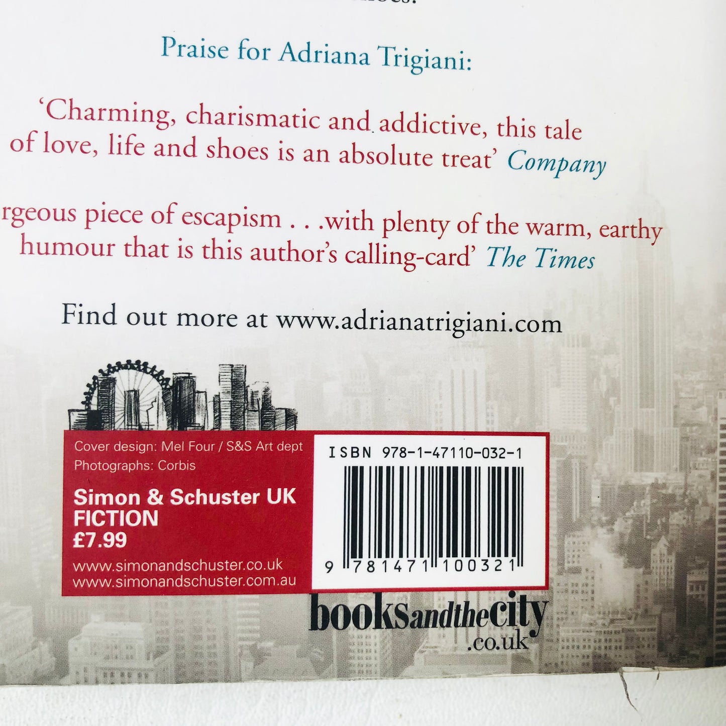 The Supreme Macaroni Company Adriana Trigiani Paperback Book (2014)