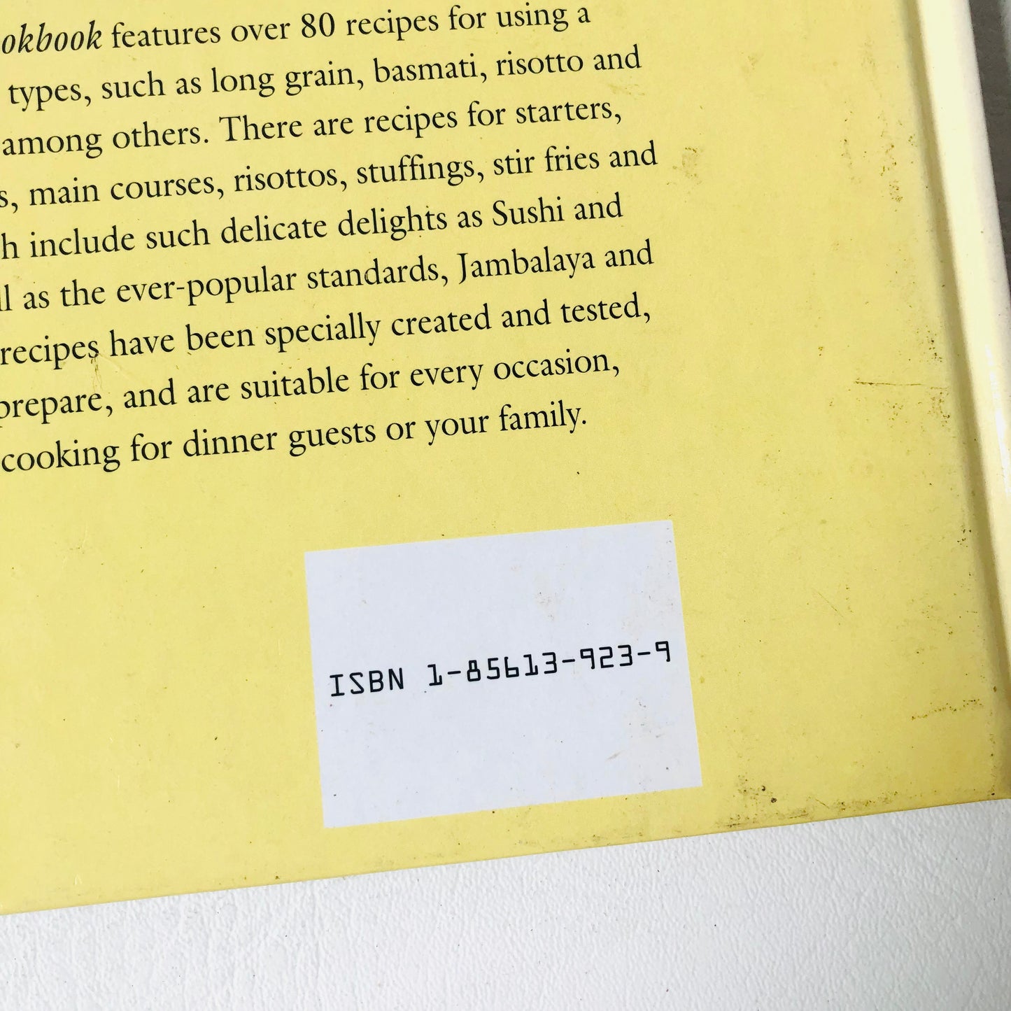 The Rice Cookbook - Anne Dettmer & Victoria Lloyd-Davies - Hardback Book (1993)
