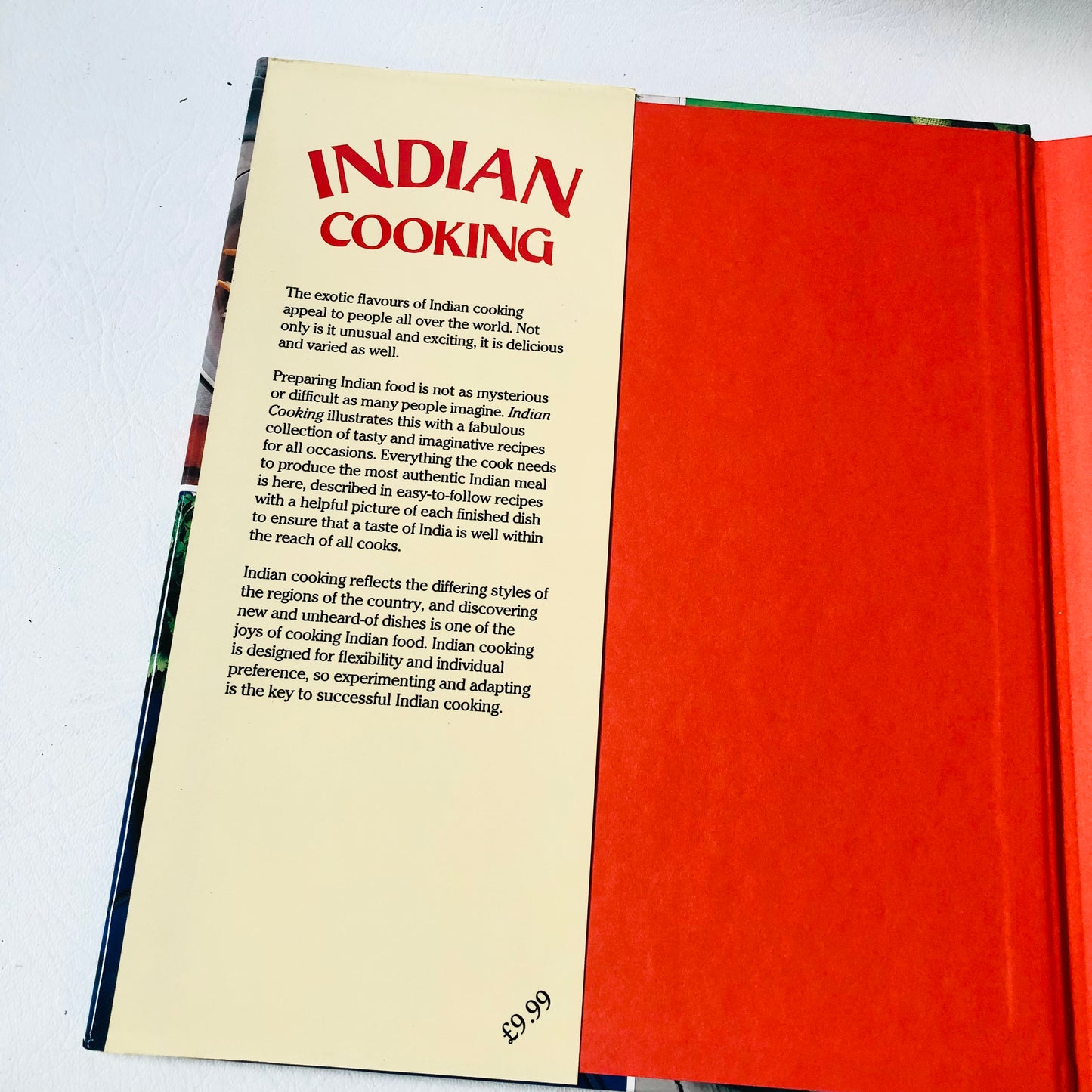 Indian Cooking Hardback Cookbook (CLB 1993) Mridula Baljekar