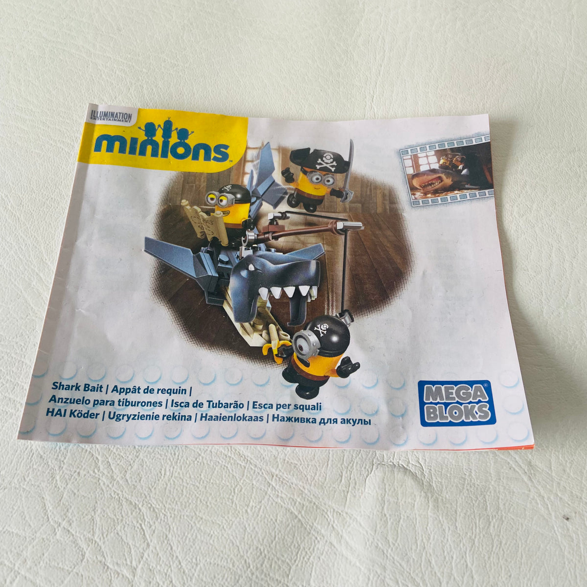 Mega Bloks | Minions Despicable Me | Shark Bait Building Set | 2015 (CNF54) | 100% Complete with Instructions & Figures