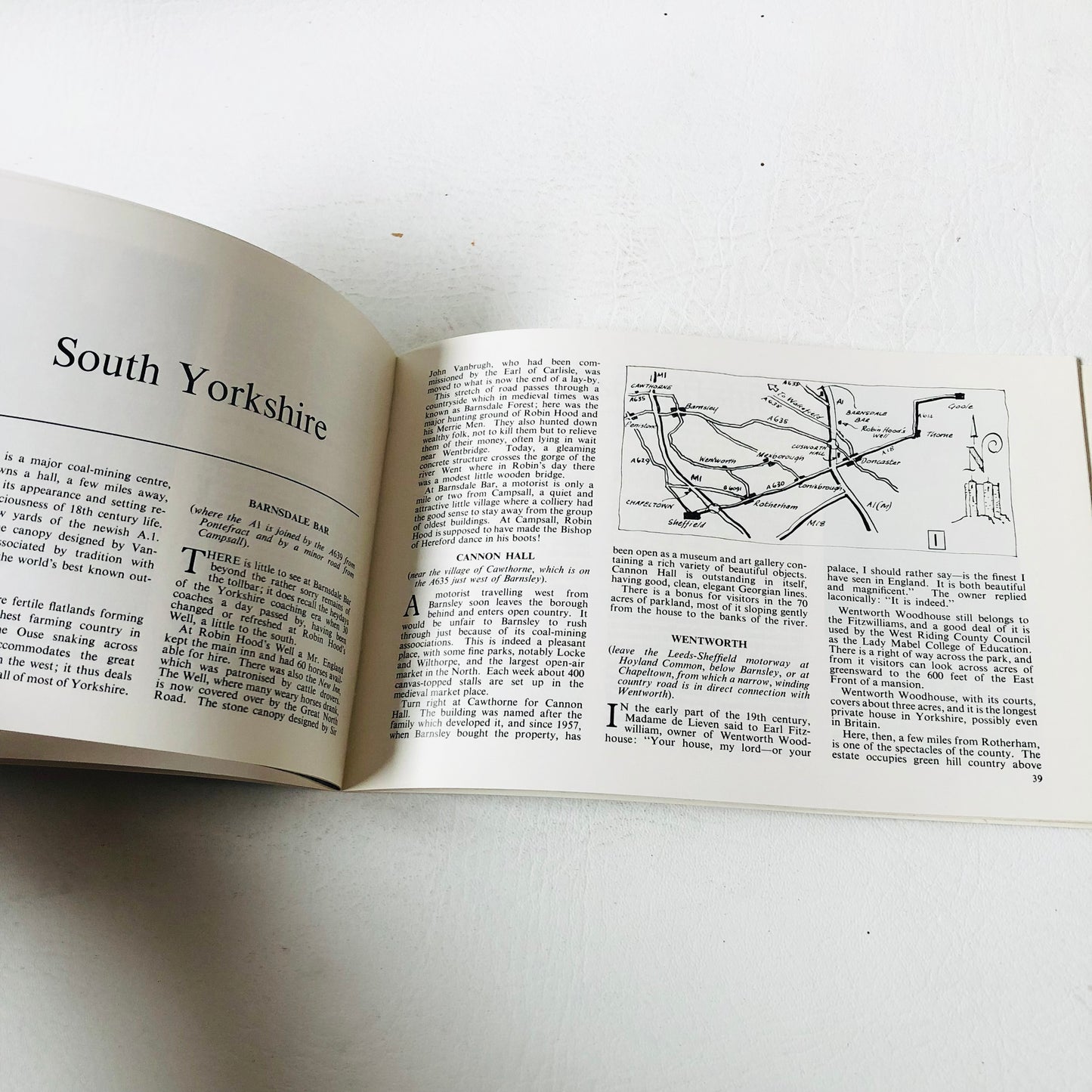 Vintage UK Road Trip Guide: Explore Yorkshire by Car (1970) by Dalesman Booklet
