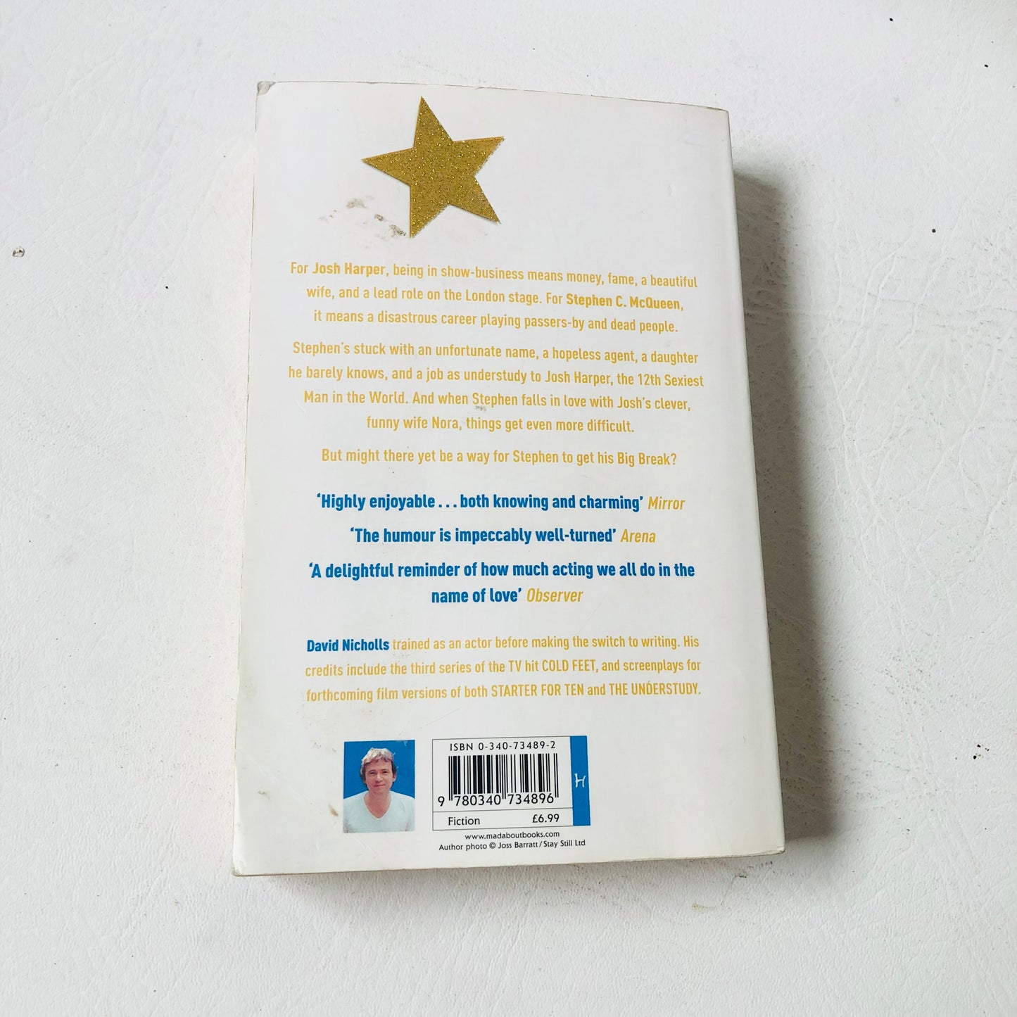 The Understudy by David Nicholls - 2005 First Edition Paperback