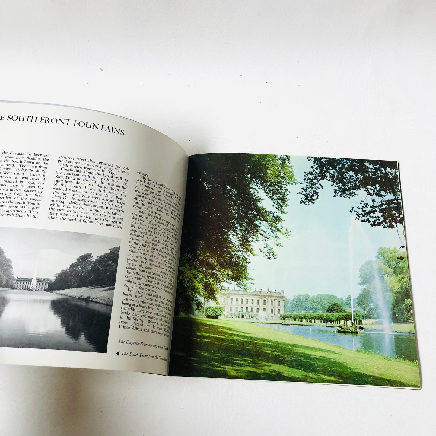 Vintage 1970s Chatsworth House & Gardens Tour Guide Souvenir Books