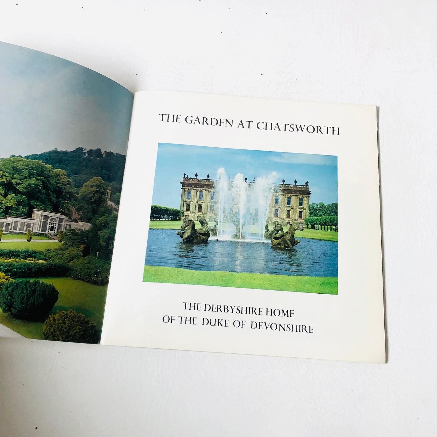 Vintage 1970s Chatsworth House & Gardens Tour Guide Souvenir Books