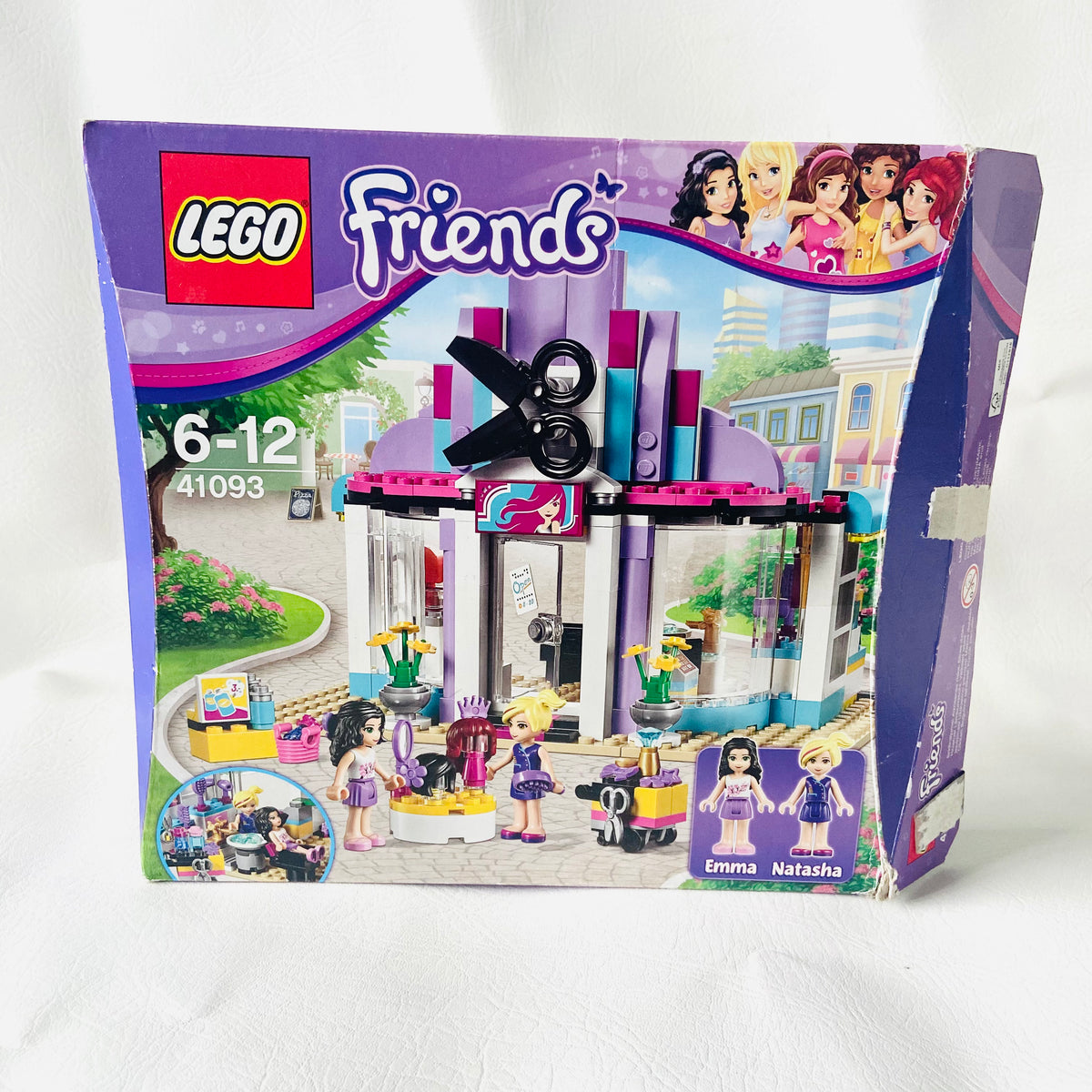 LEGO Friends: Heartlake City Hair Salon ( 41093) 100% Complete with Instructions, Box & Minifigures