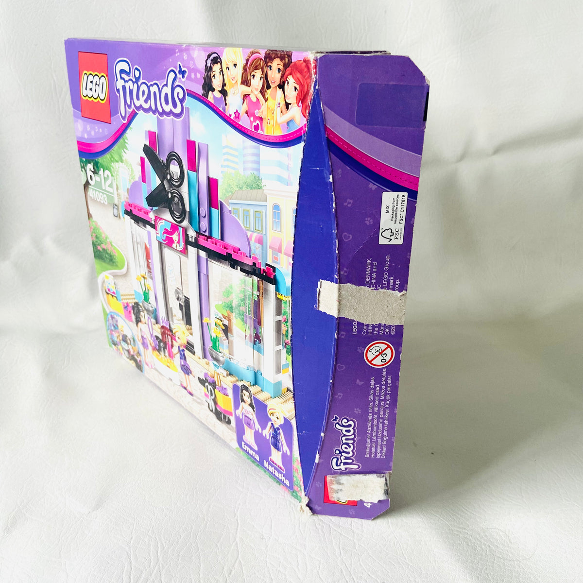 LEGO Friends: Heartlake City Hair Salon ( 41093) 100% Complete with Instructions, Box & Minifigures
