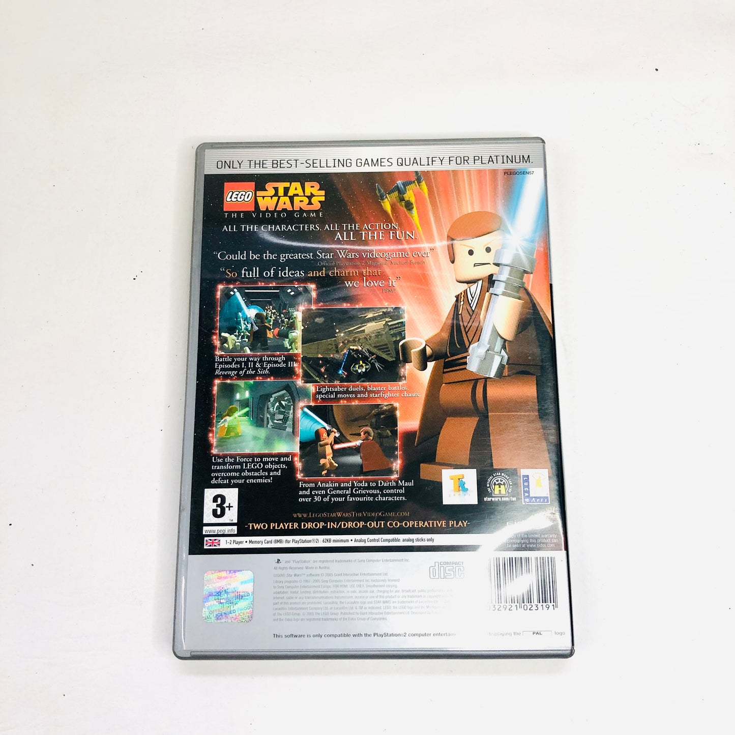 LEGO Star Wars The Video Game - Sony PS2 Playstation 2 (2005) - Complete