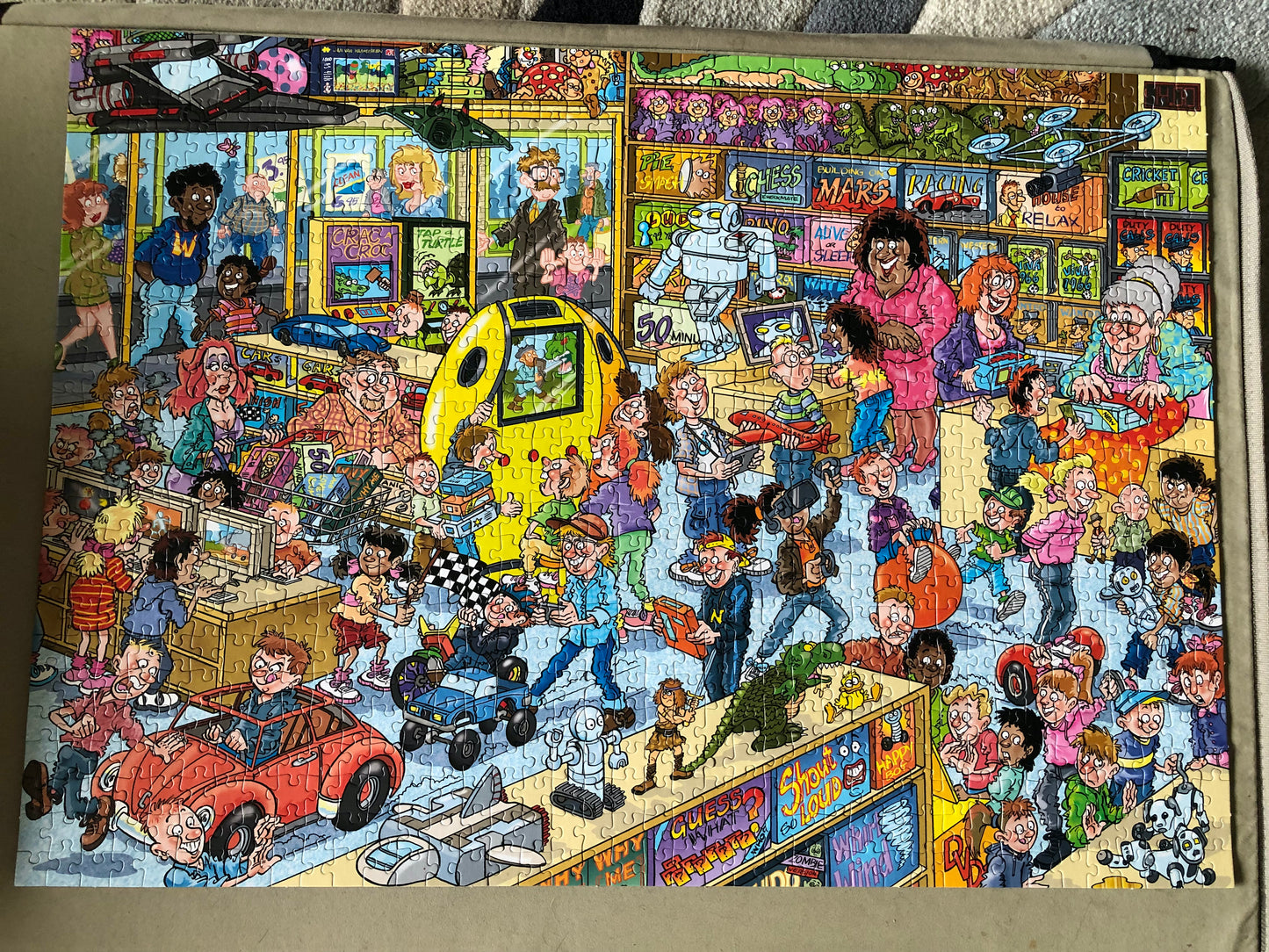 WASGIJ No 20 Destiny Puzzle - The Toy Shop- 1000 Piece Jigsaw Puzzle - Complete