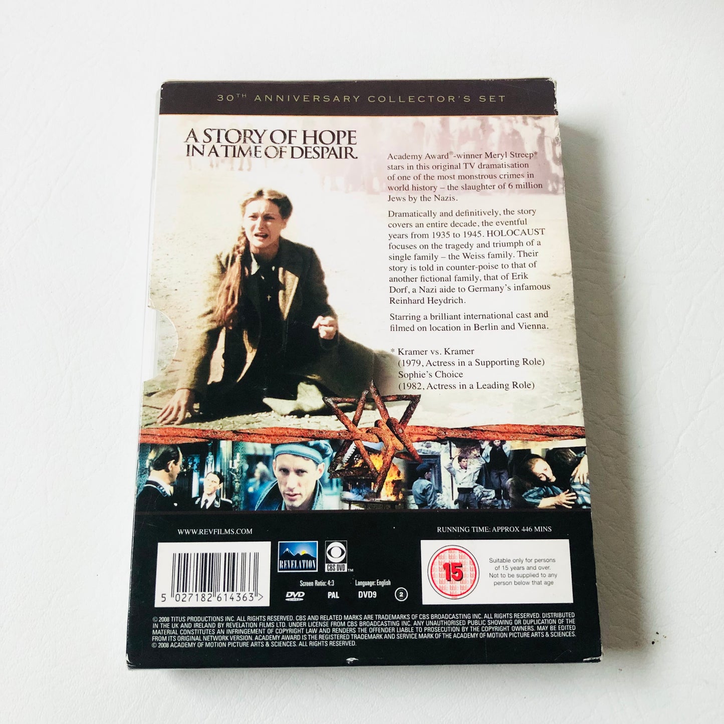 Holocaust 30th Anniversary Collector's 3-Disc DVD Set (Meryl Streep) WW2 Miniseries