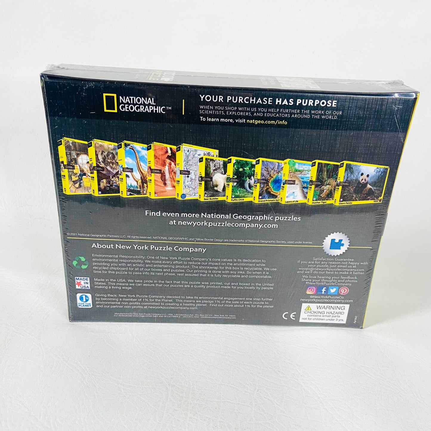 New York Puzzle Company | National Geographic | American Revolution Map | 1000 Piece Jigsaw Puzzle | New & Sealed