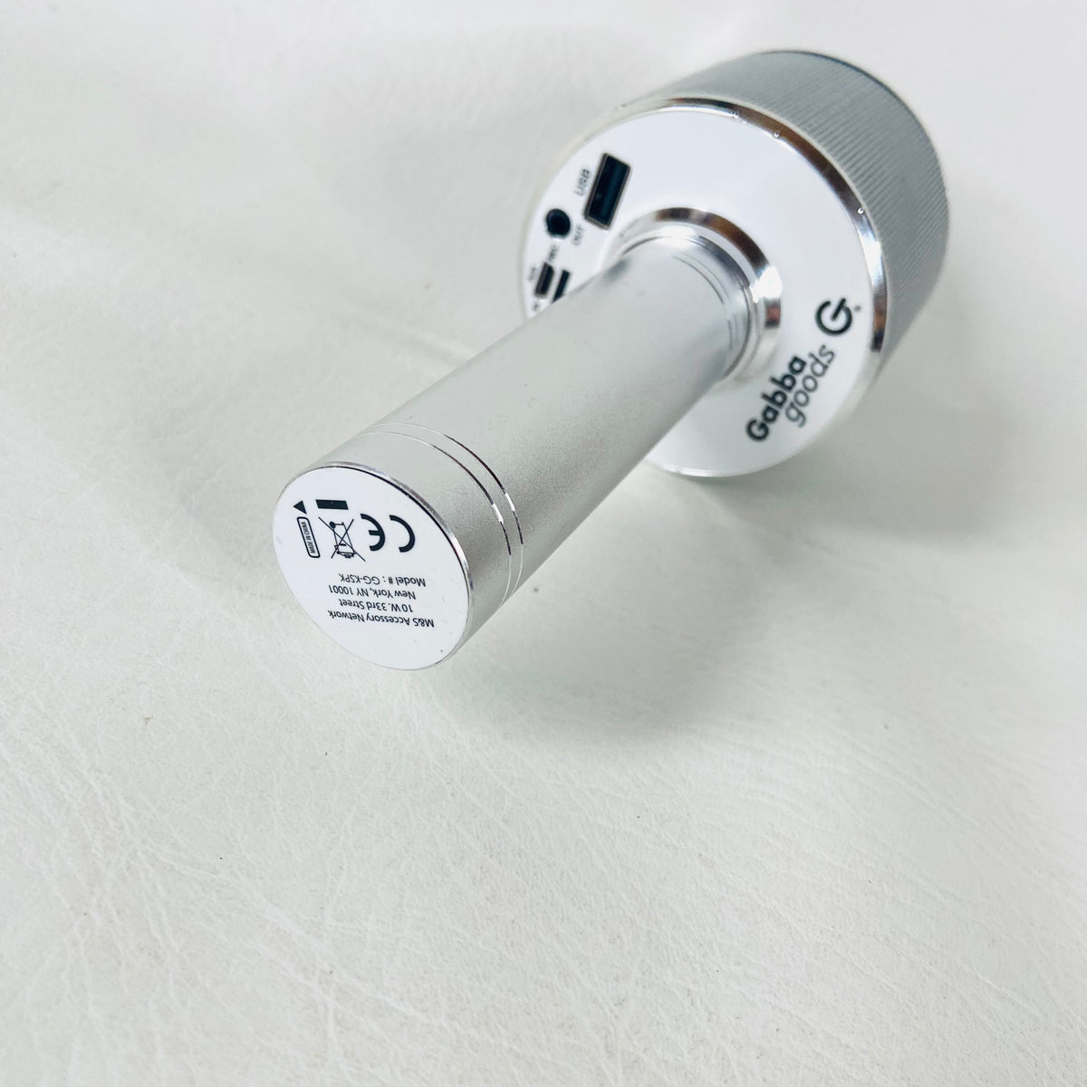 Gabba Goods | Karaoke Microphone | Kids & Adults | Built-in Speaker Portable | Tested & Working