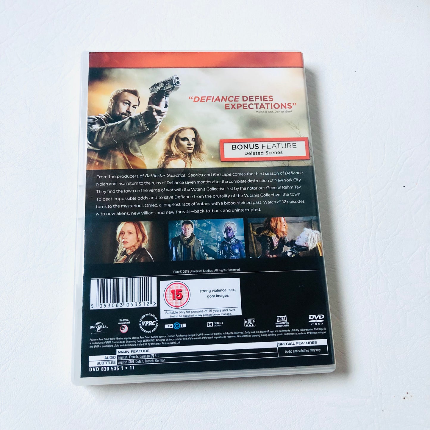 Defiance: Complete Season 3 Three Third TV Series All Episode Region 2 DVD