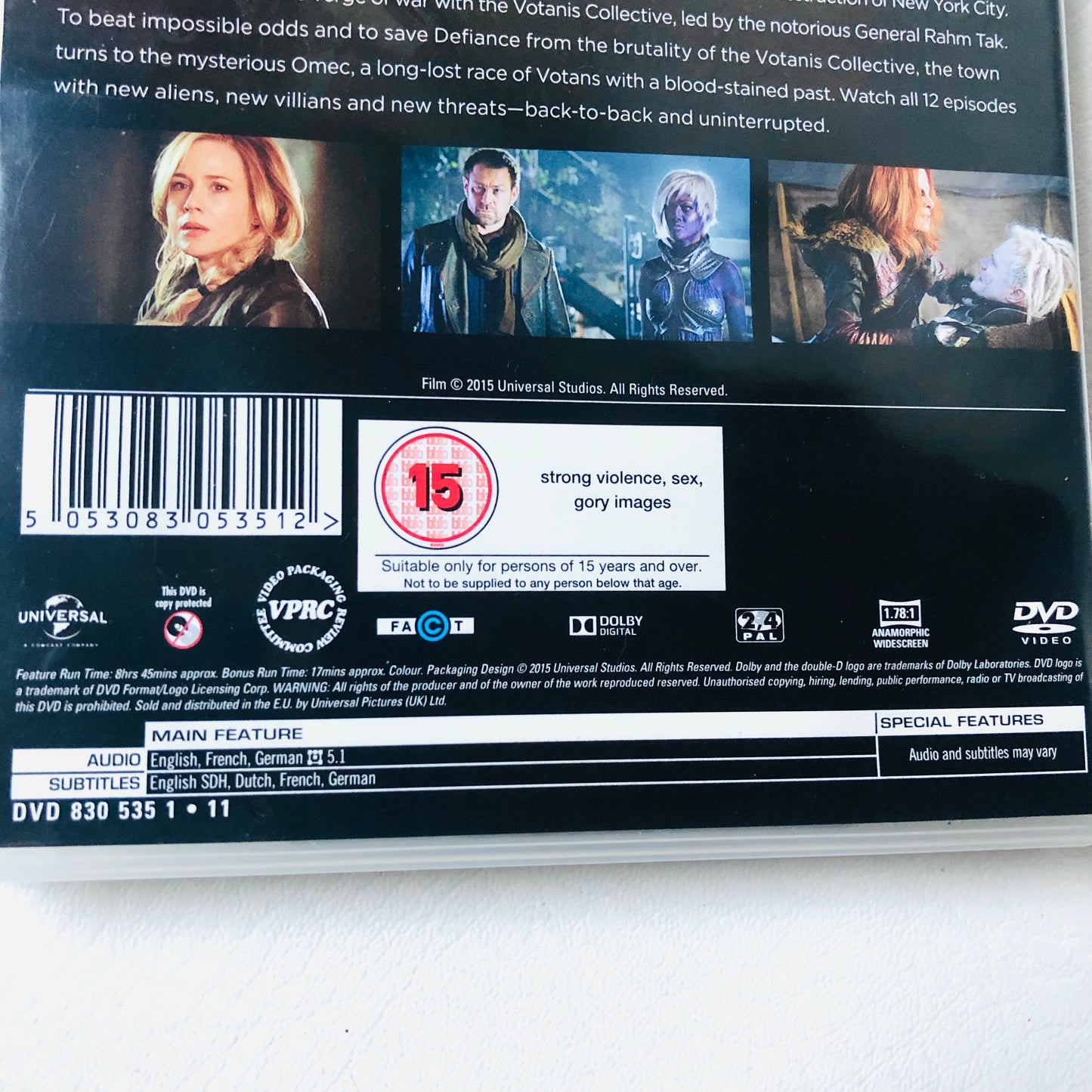 Defiance: Complete Season 3 Three Third TV Series All Episode Region 2 DVD