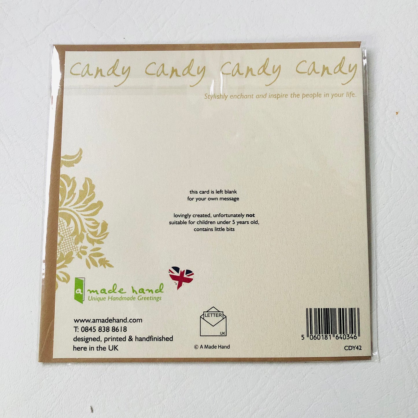 Congratulations Graduation Greeting Card Hand Finished Gem Detail UK Made