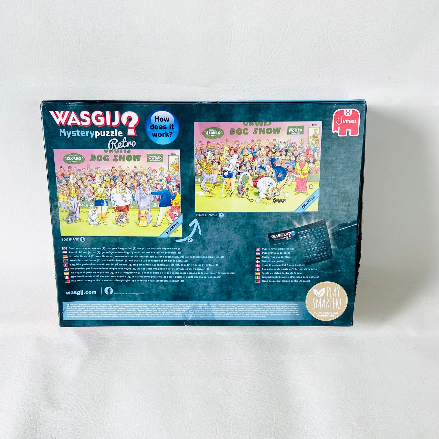 Jumbo WASGIJ | No.5 Mystery | Sunday Lunch | 1000 Piece Jigsaw Puzzle | 100% Complete