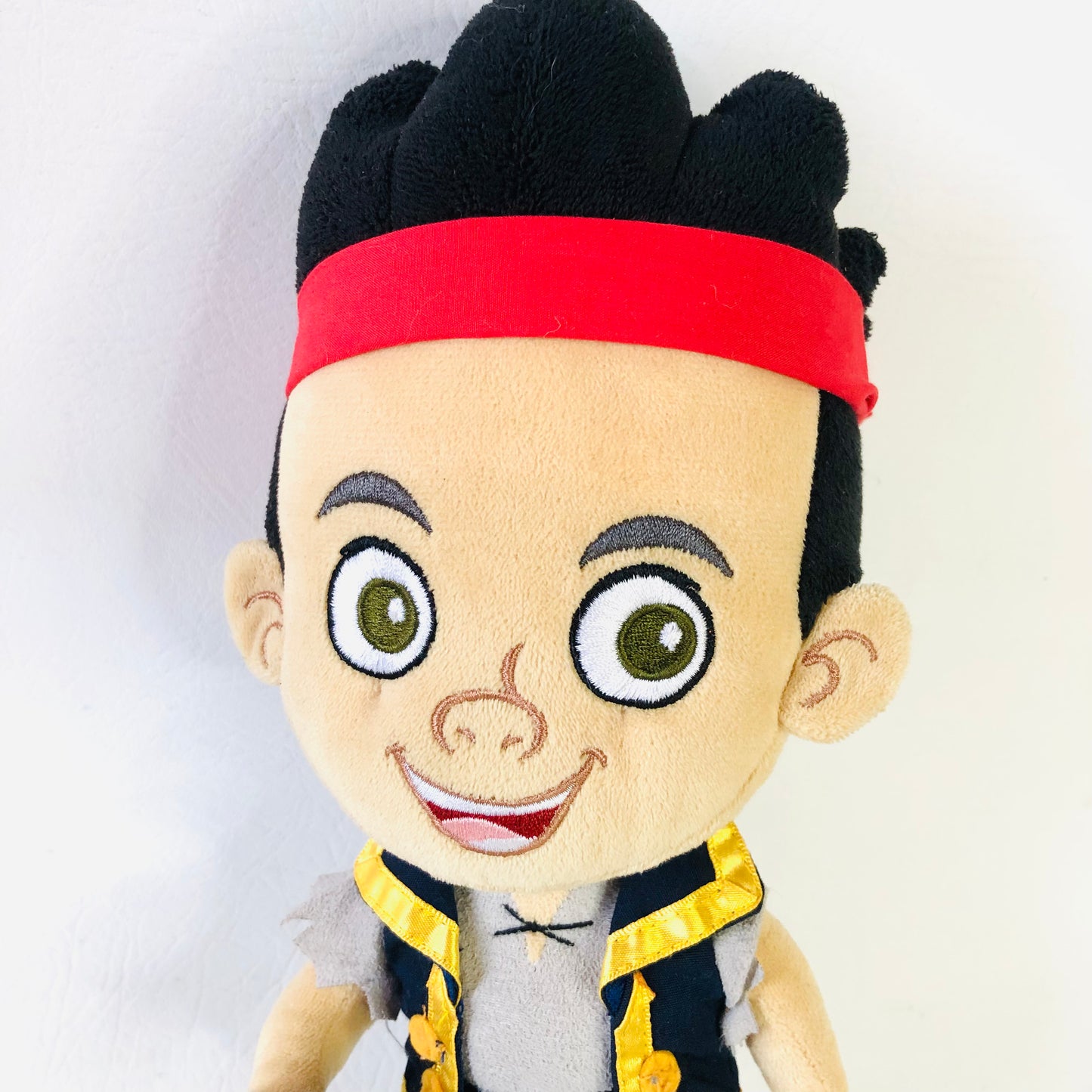 Disney  Store Jake Never Land Pirates Plush 13 Inch Stuffed Doll Toy