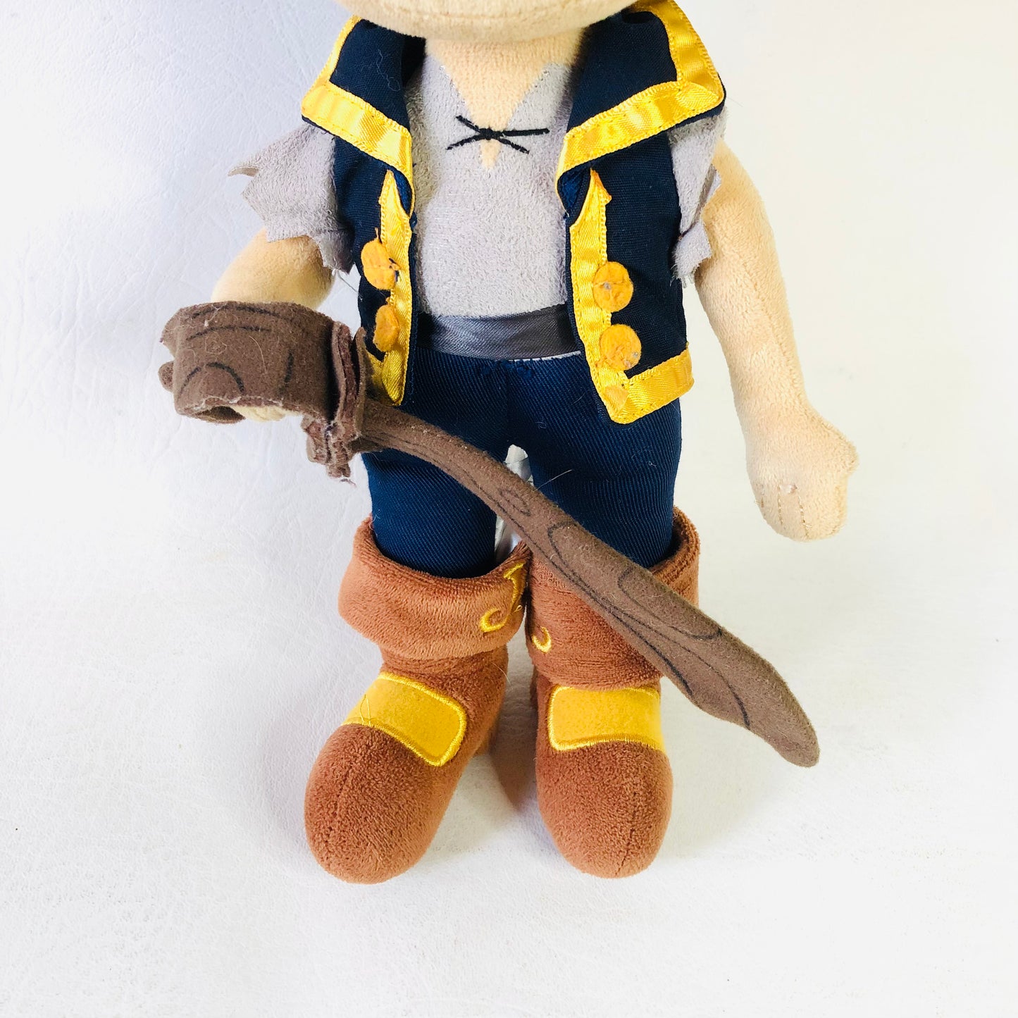 Disney  Store Jake Never Land Pirates Plush 13 Inch Stuffed Doll Toy