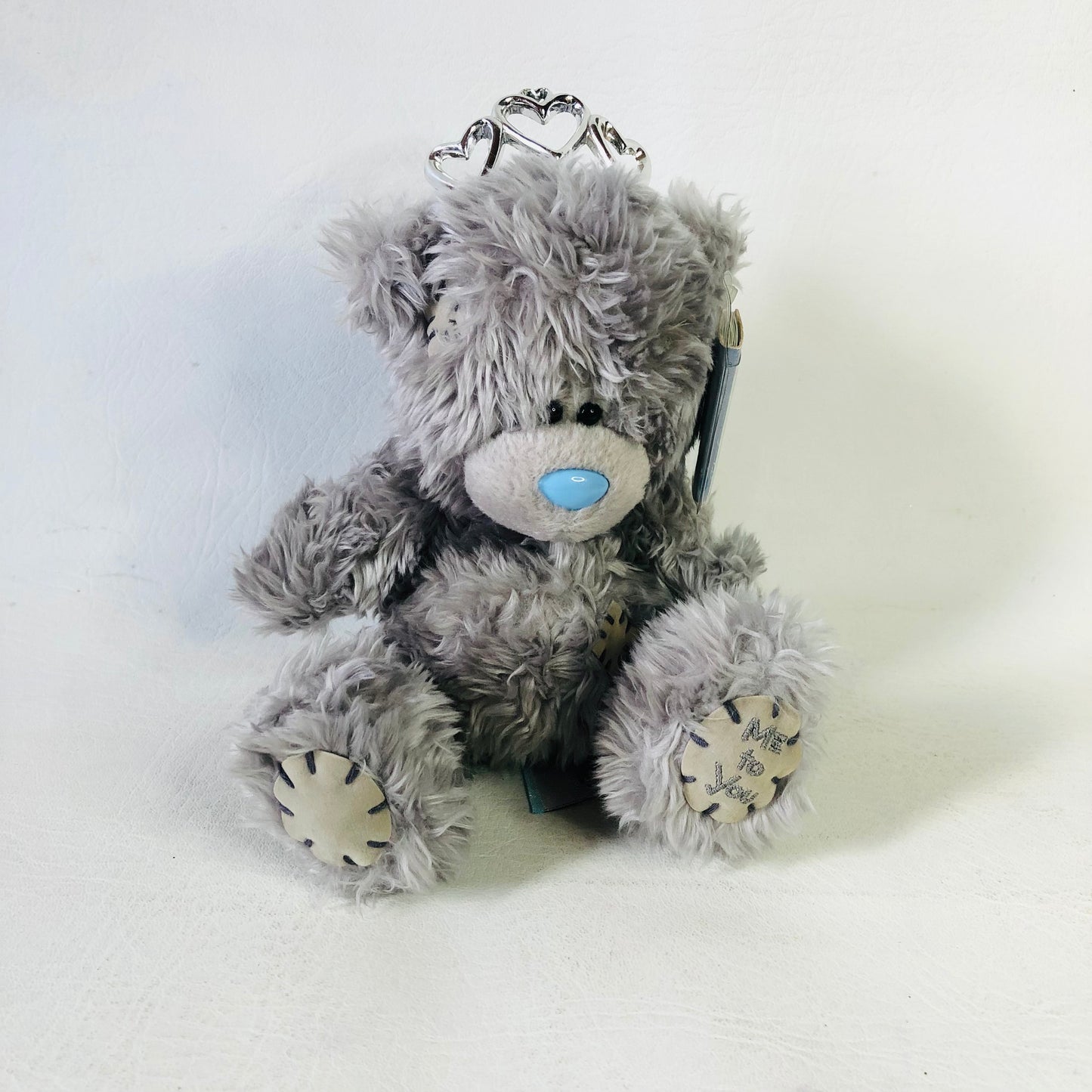Me To You Tatty Teddy Blue Nose Soft Toy 7” Stuffed Bear With Tiara & Story Book