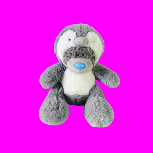 Me to You Tatty Teddy in Penguin Costume Blue Nose 8” Stuffed Bear Soft Toy Plush