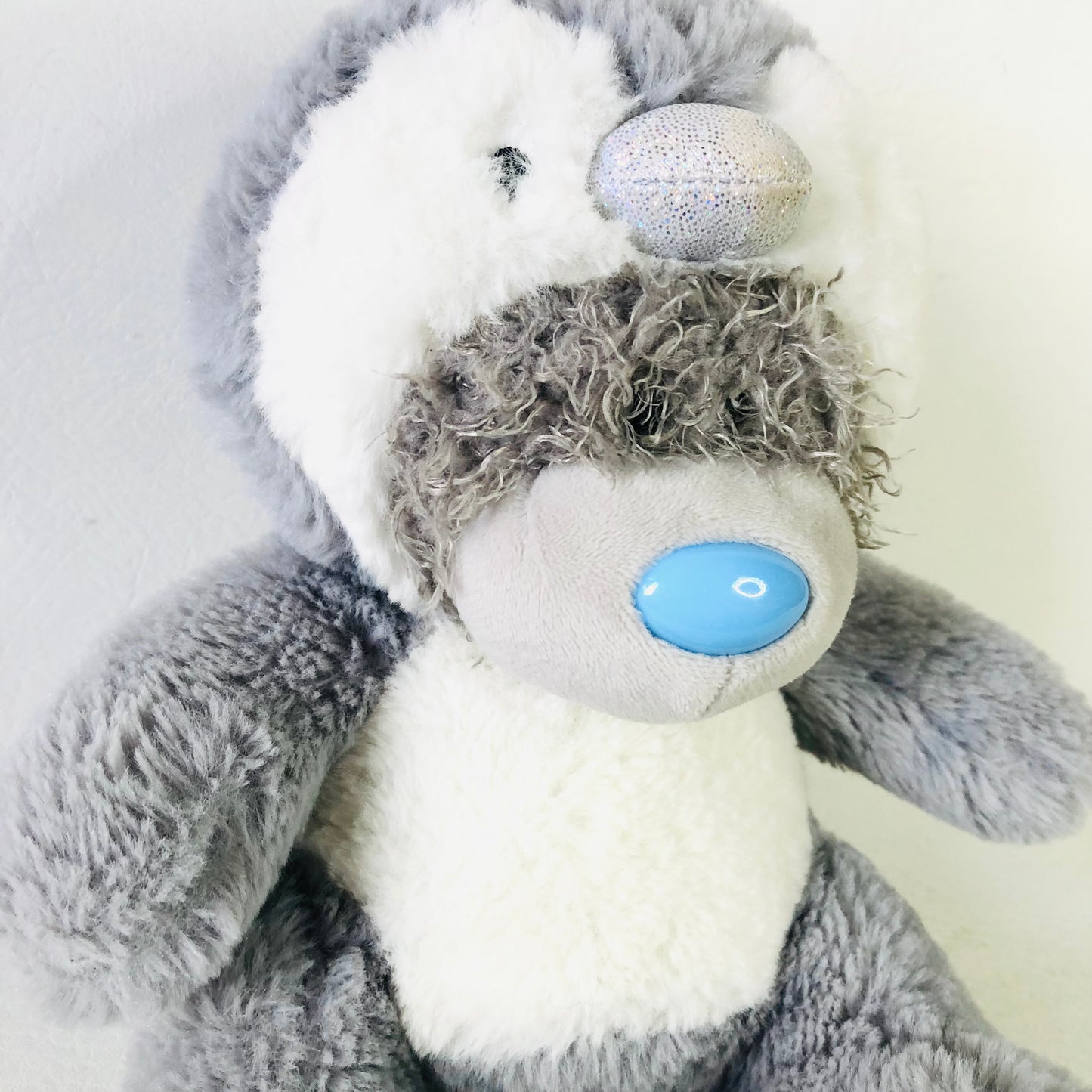 Me to You Tatty Teddy in Penguin Costume Blue Nose 8” Stuffed Bear Soft Toy Plush