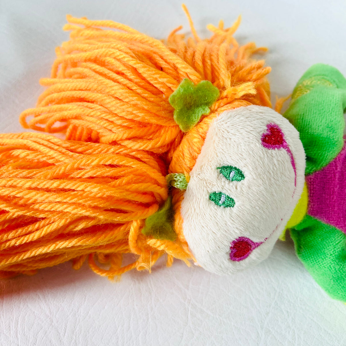 John Hinde LTD | Ginger Girl Soft Doll Plush | Irish Dancer | Pink & Green |10" | Retro Y2K