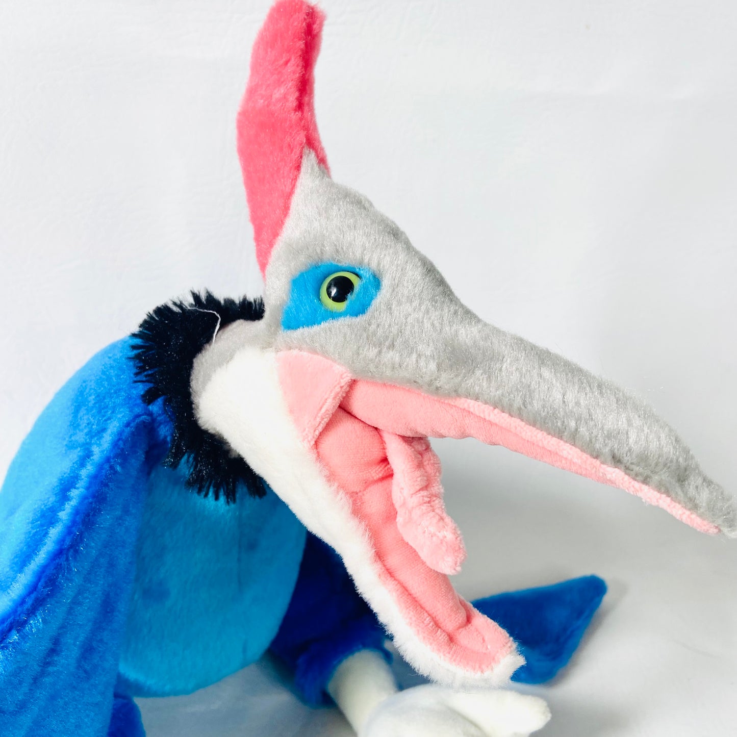 Natural History Museum & Wild Republic | Soft Toy Plush | Blue Pteranodon Pterodactyl Dinosaur | 11”