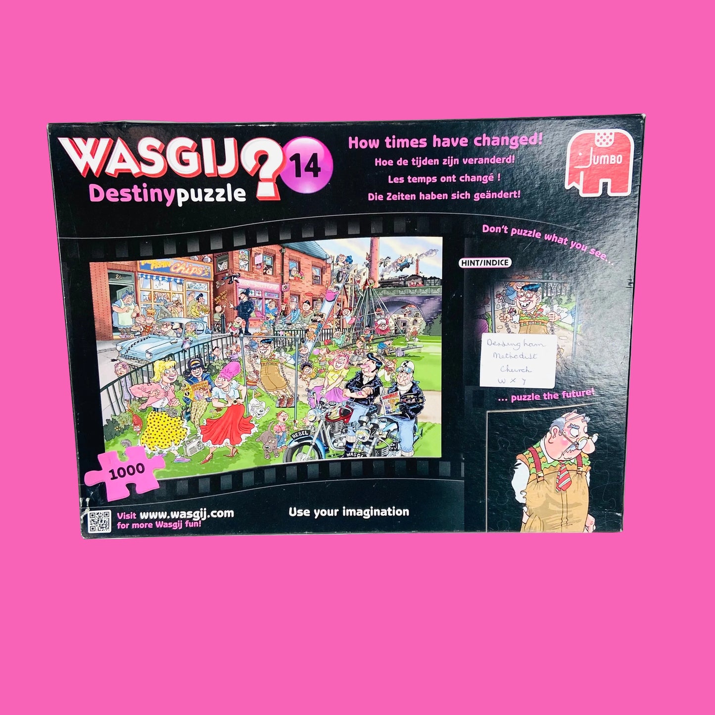Jumbo WASGIJ | No.14 Destiny | How Times Have Changed | 1000 Piece Jigsaw Puzzle | 100% Complete