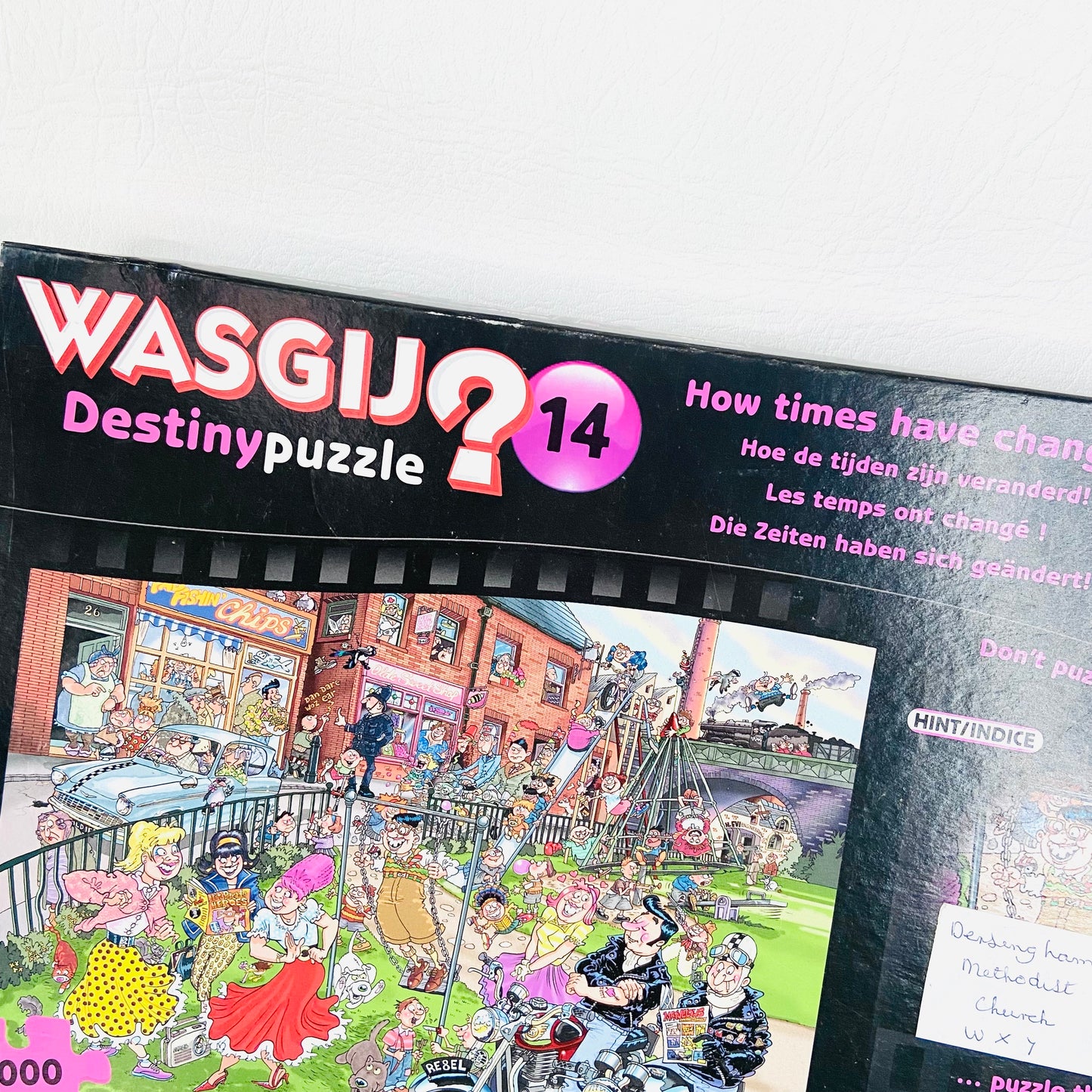 Jumbo WASGIJ | No.14 Destiny | How Times Have Changed | 1000 Piece Jigsaw Puzzle | 100% Complete
