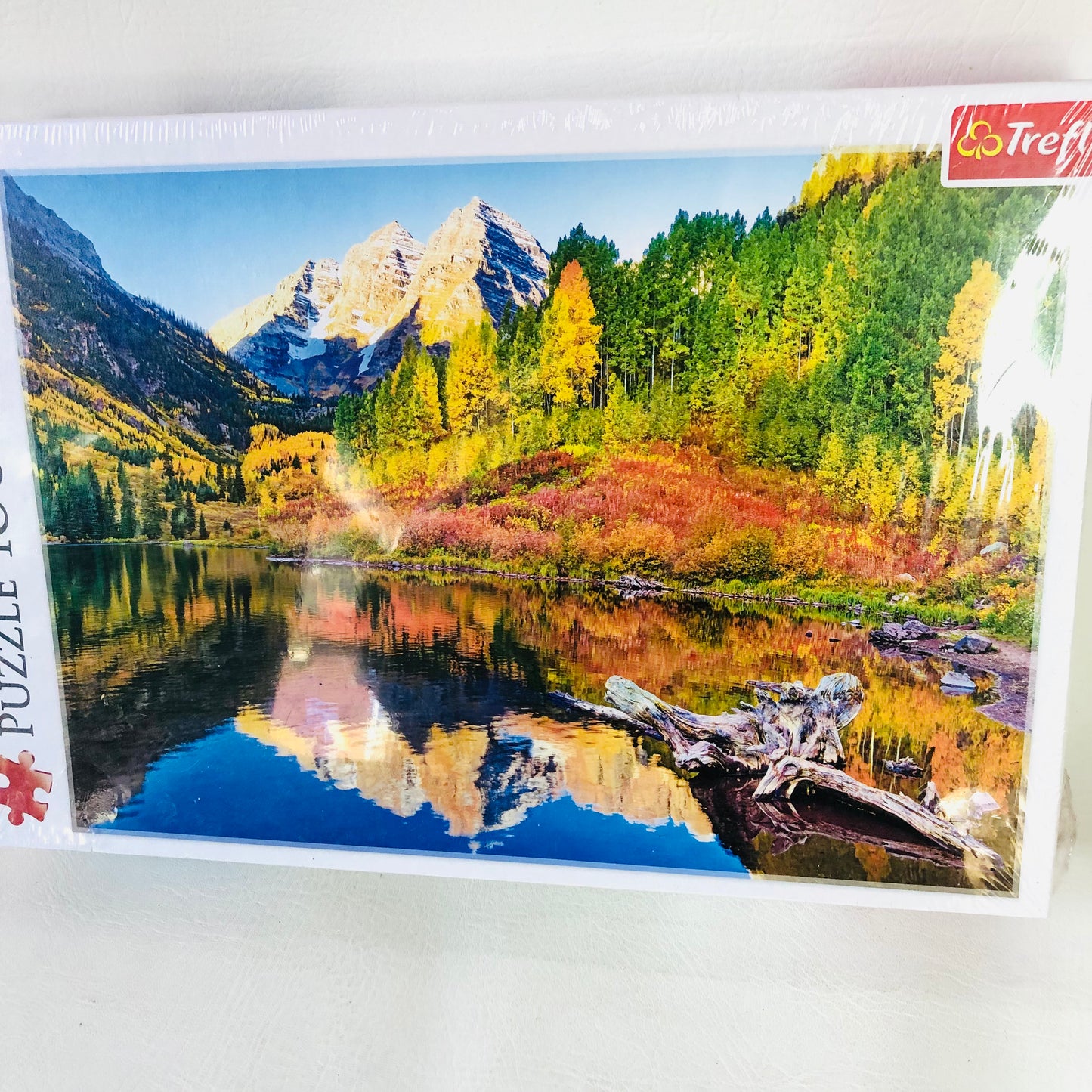 Trefl 1000 Piece Jigsaw Puzzle Featuring "Maroon Lake Aspen" Colorado NEW Sealed