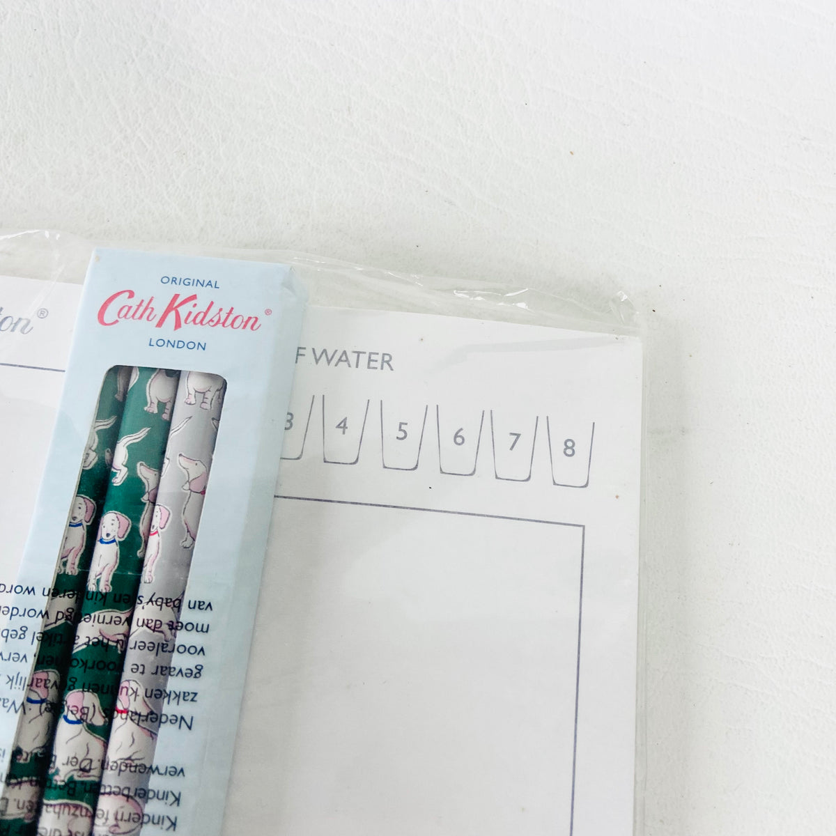 Cath Kidston | Grey | Desk pad and Pencil Planner Gift Set | Mono Dog Dachshund | NEW