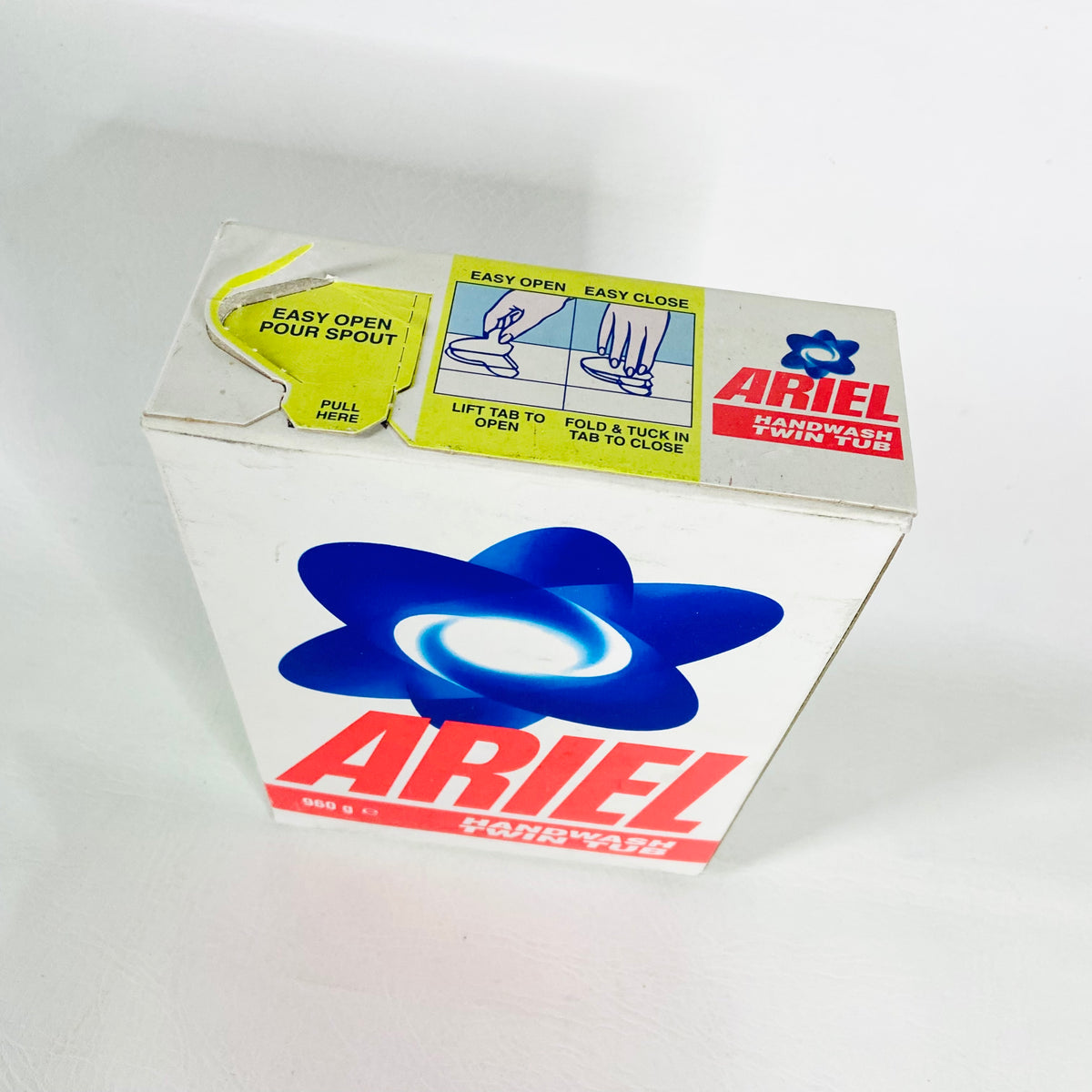 Vintage | Empty Ariel Washing Powder Box | Prop Display Advertising Collectable | Late 1970s / 1980s