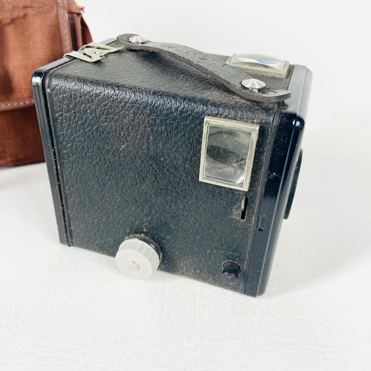 Kodak Brownie | Vintage 1950s | Six-20 Model C | Film Camera | Brown Fabric Case