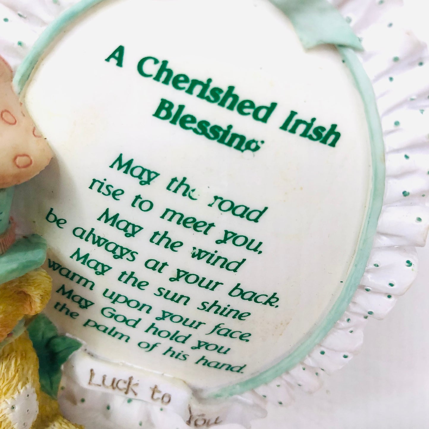 Cherished Teddies A Irish Blessing Ornament 1994 110981
