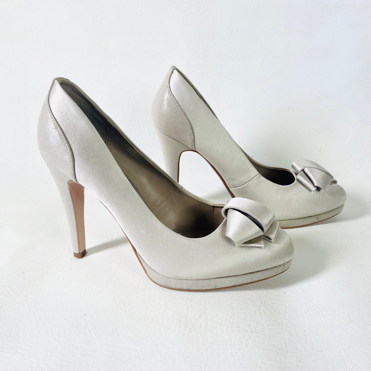 Coast | Champagne Porcini | Alberta | Wedding Closed Toe Court Shoes Heels | Size UK 7 (40)