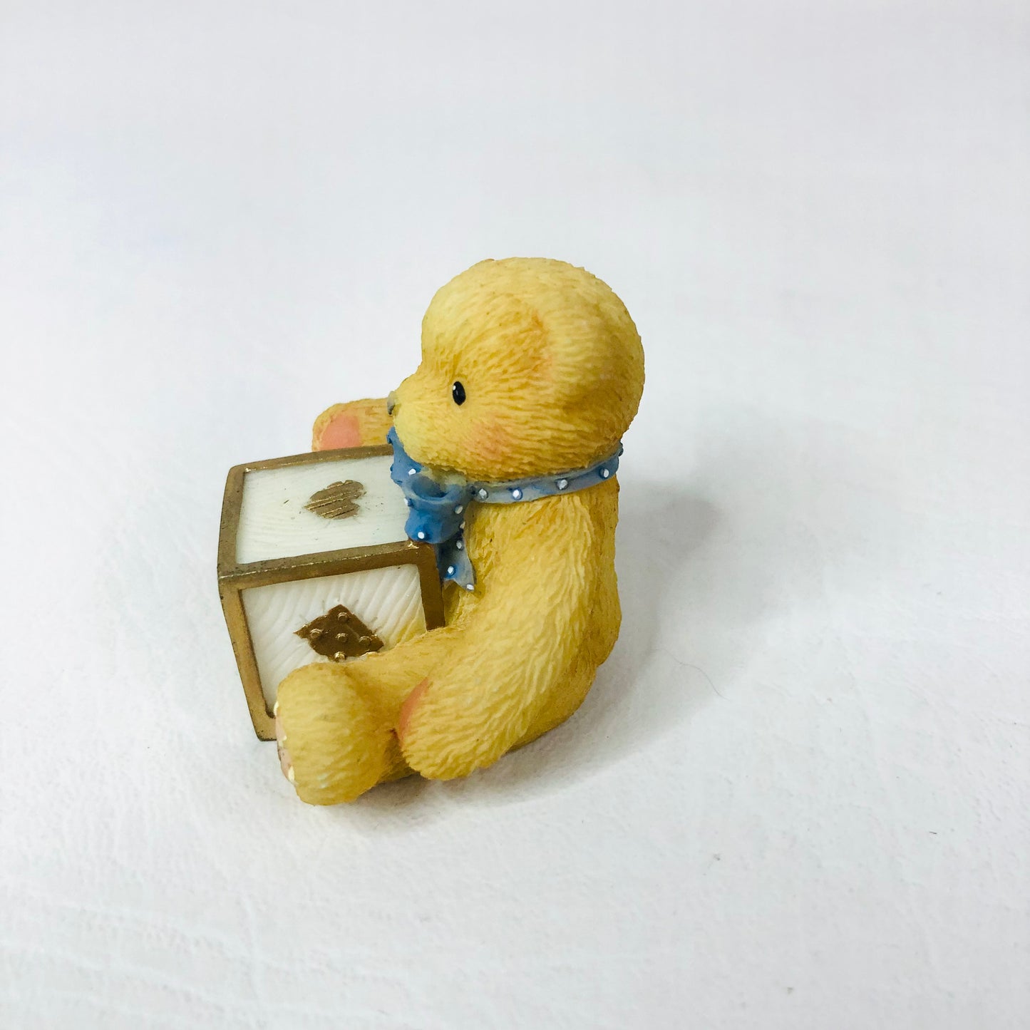 Cherished Teddies with '5' Number Block Vintage 1998 Pricilla Hillman Enesco