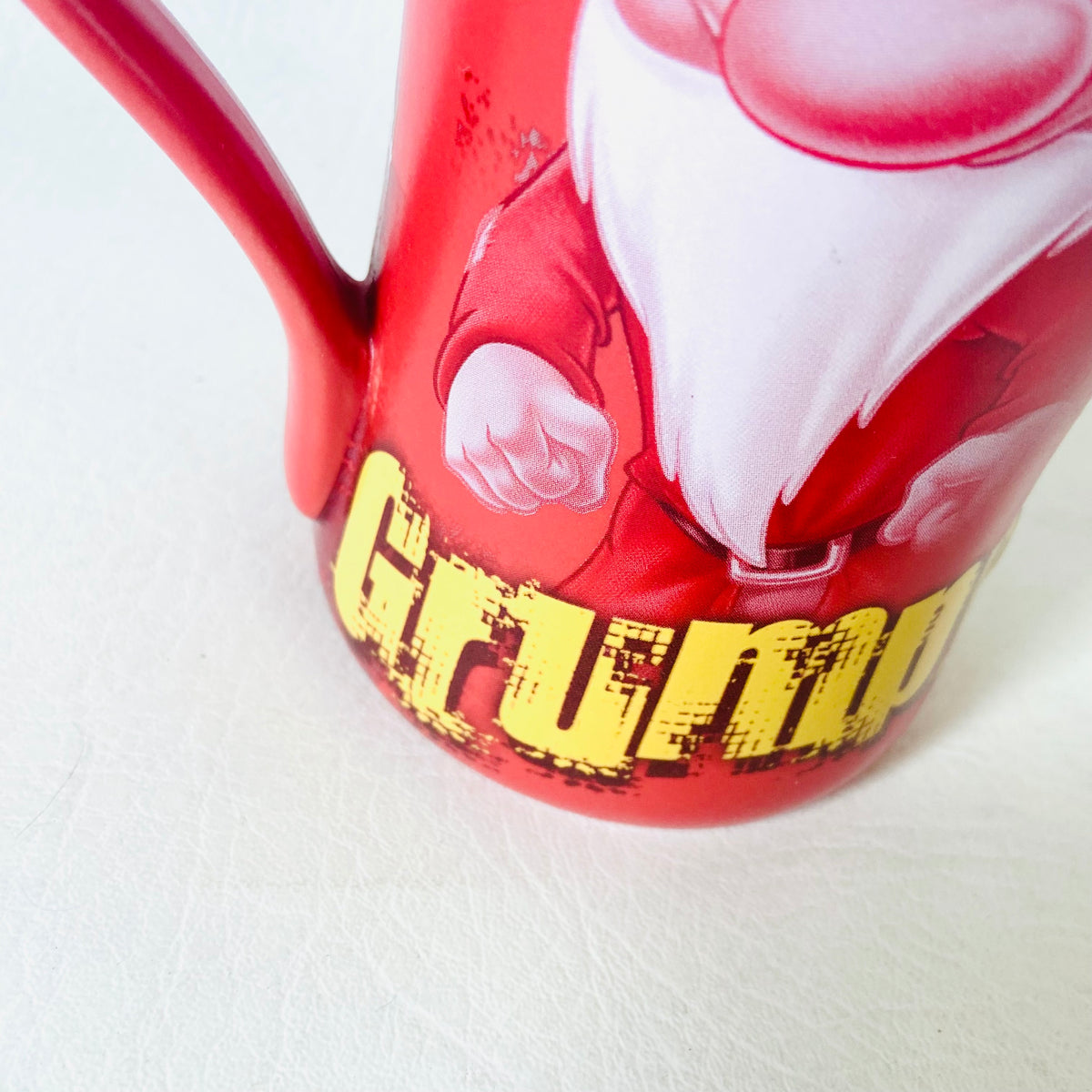 Disney Store Exclusive | Red | Grumpy From Snow White Seven Dwarfs Character | Coffee Mug Cup