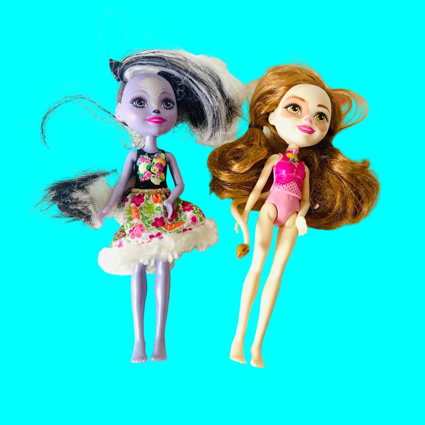 Mattel | Enchantimals | 2 Doll Bundle | Sage Skunk & Cailey Cow | 6 Inch