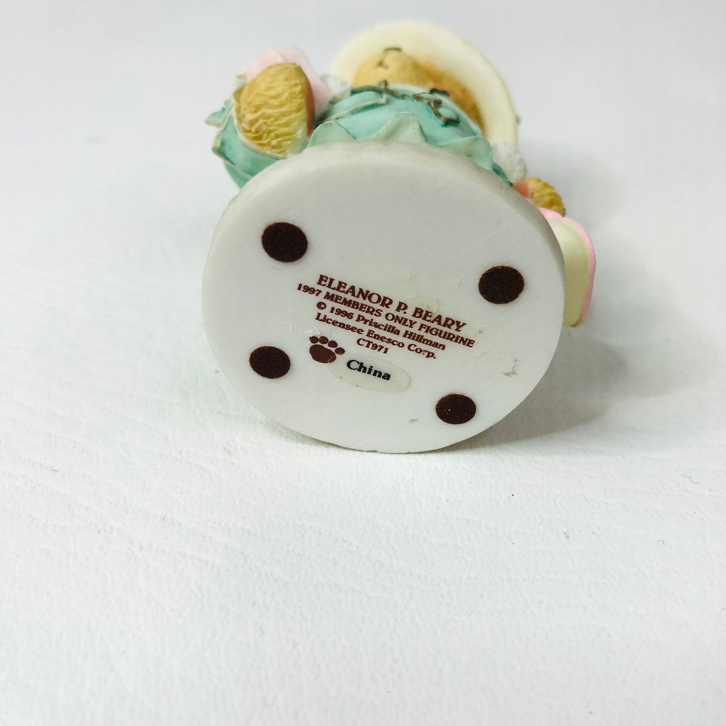 Cherished Teddies Eleanor P. Beary 1997 Member Only Figurine P.Hillman CT971