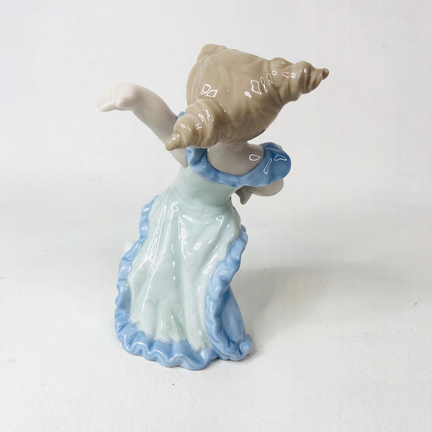 Nao By Lladro Girl With Dog Figurine Grand Finale (2004) Damaged