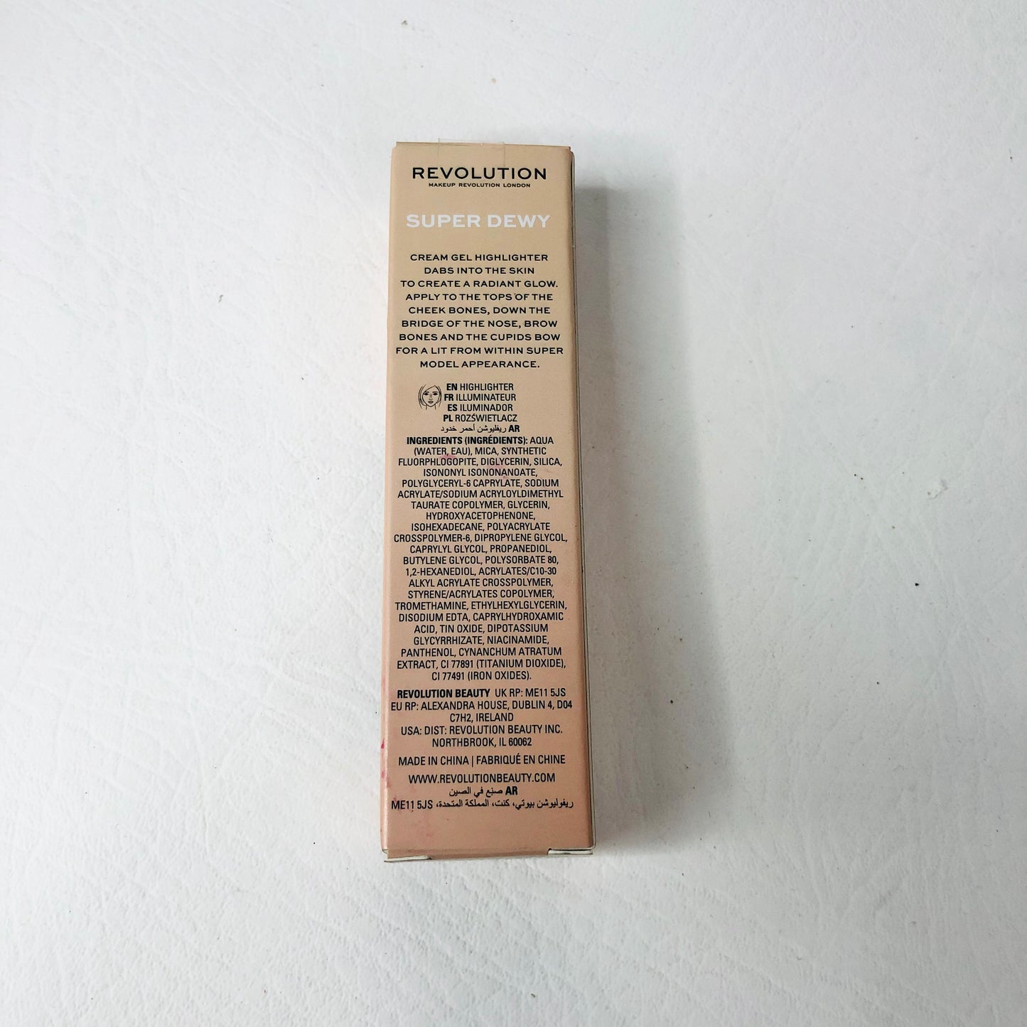 Revolution Makeup Super Dewy Liquid Highlighter Illuminator Bronze Truffle NEW