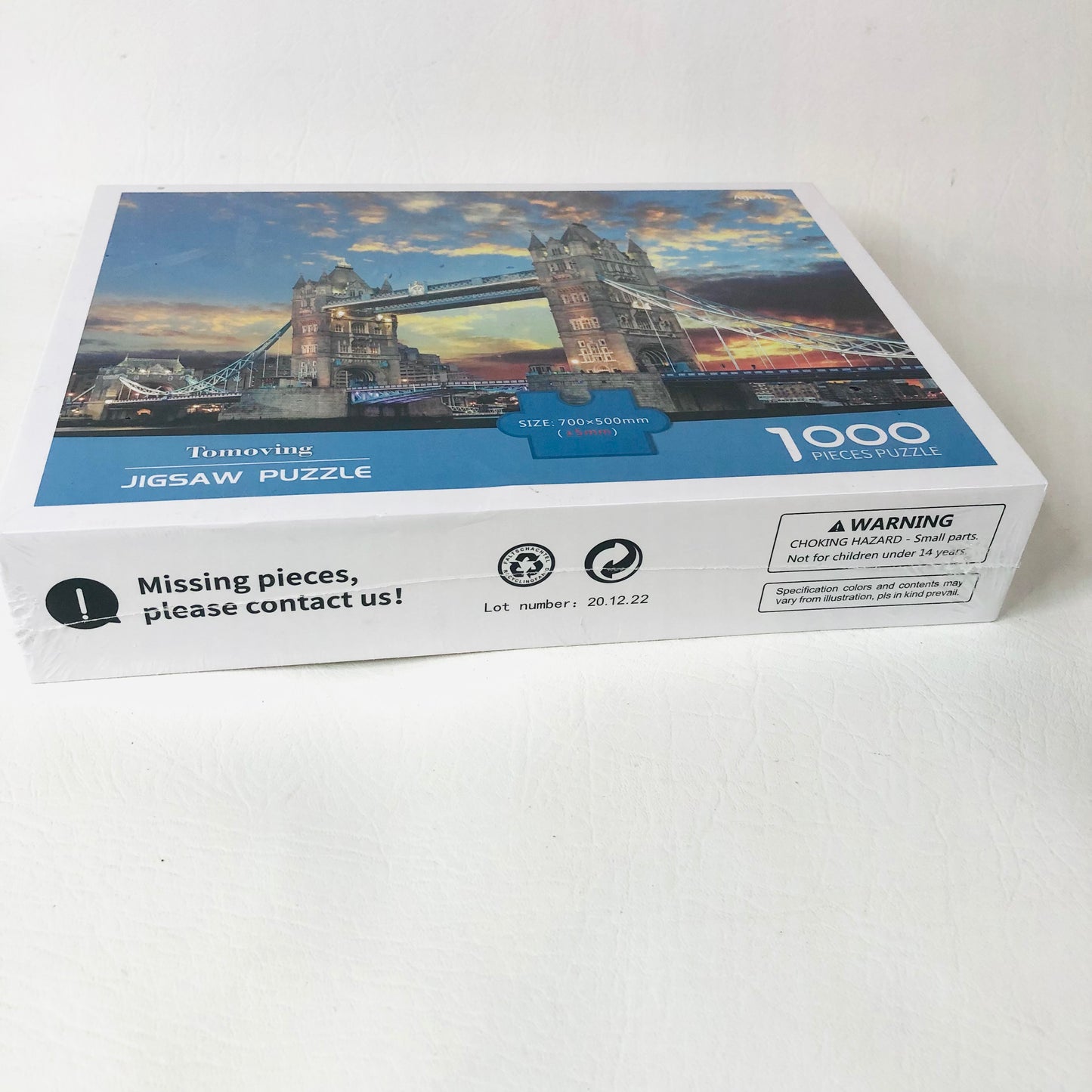 Tomoving London Tower Bridge at Dusk 1000 Piece Jigsaw Puzzle NEW Sealed