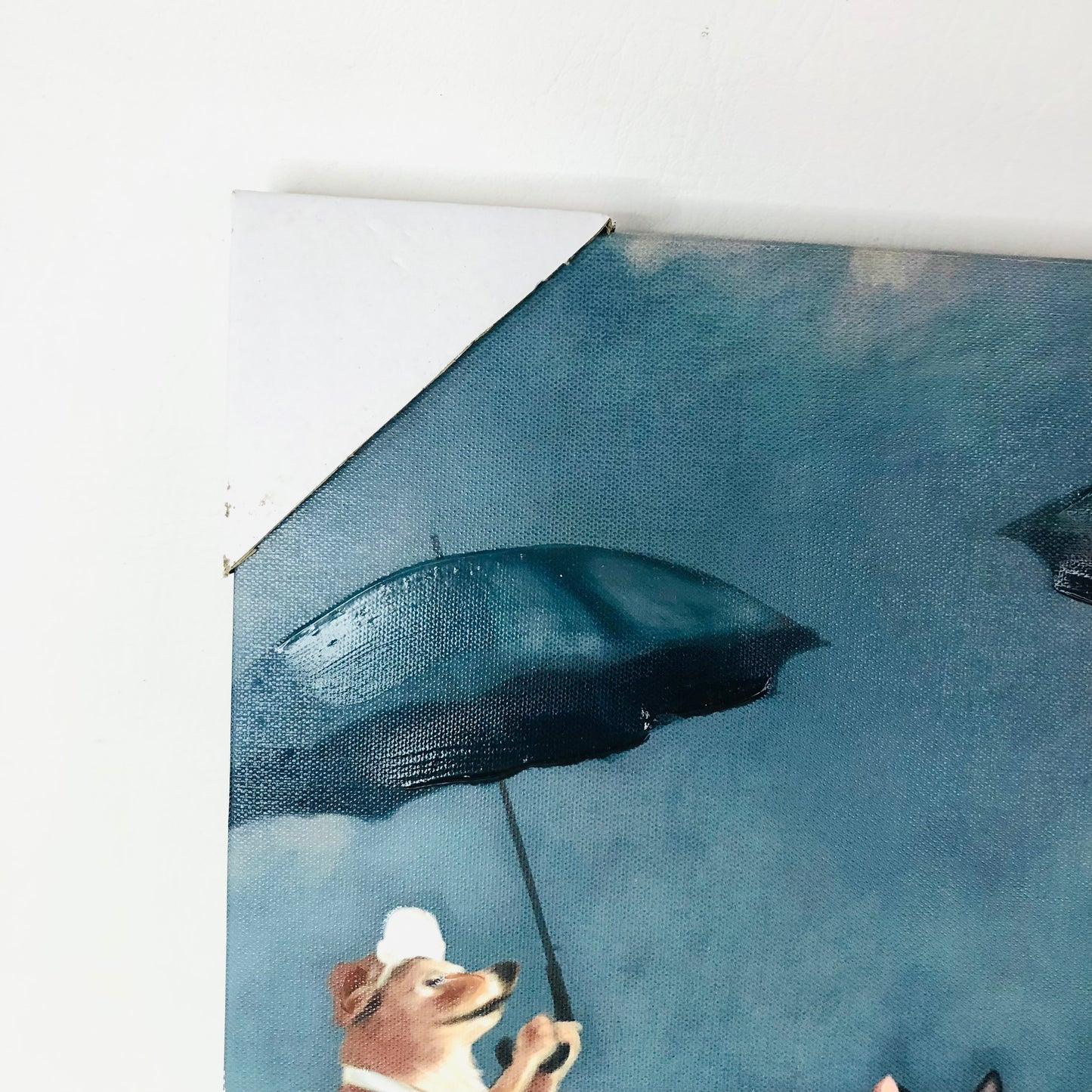 Michael Henry 'Dancing in the Rain' Hand-Embellished Giclée Canvas 40x30cm NEW