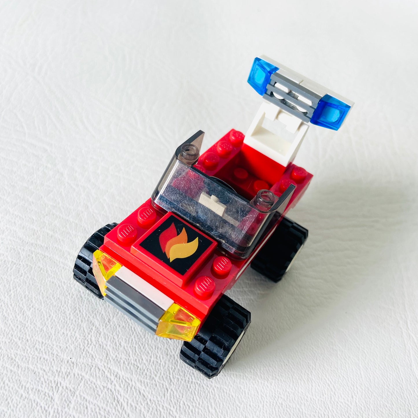 LEGO City: Fire Car Set (7241) 100% Complete With Instructions & Minifigure
