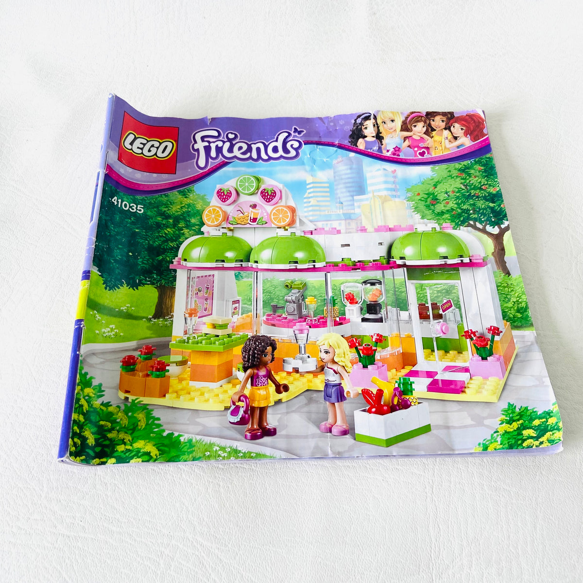 Lego Friends: Heartlake Juice Bar (41035) 100% Complete With Instructions & Minifigures & Box