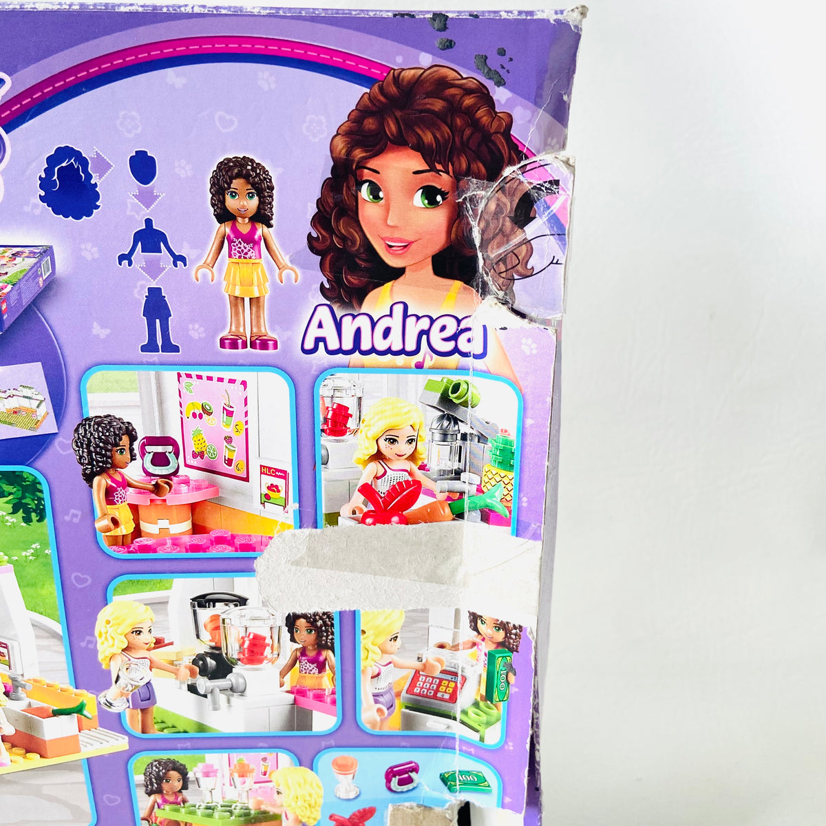 Lego Friends: Heartlake Juice Bar (41035) 100% Complete With Instructions & Minifigures & Box