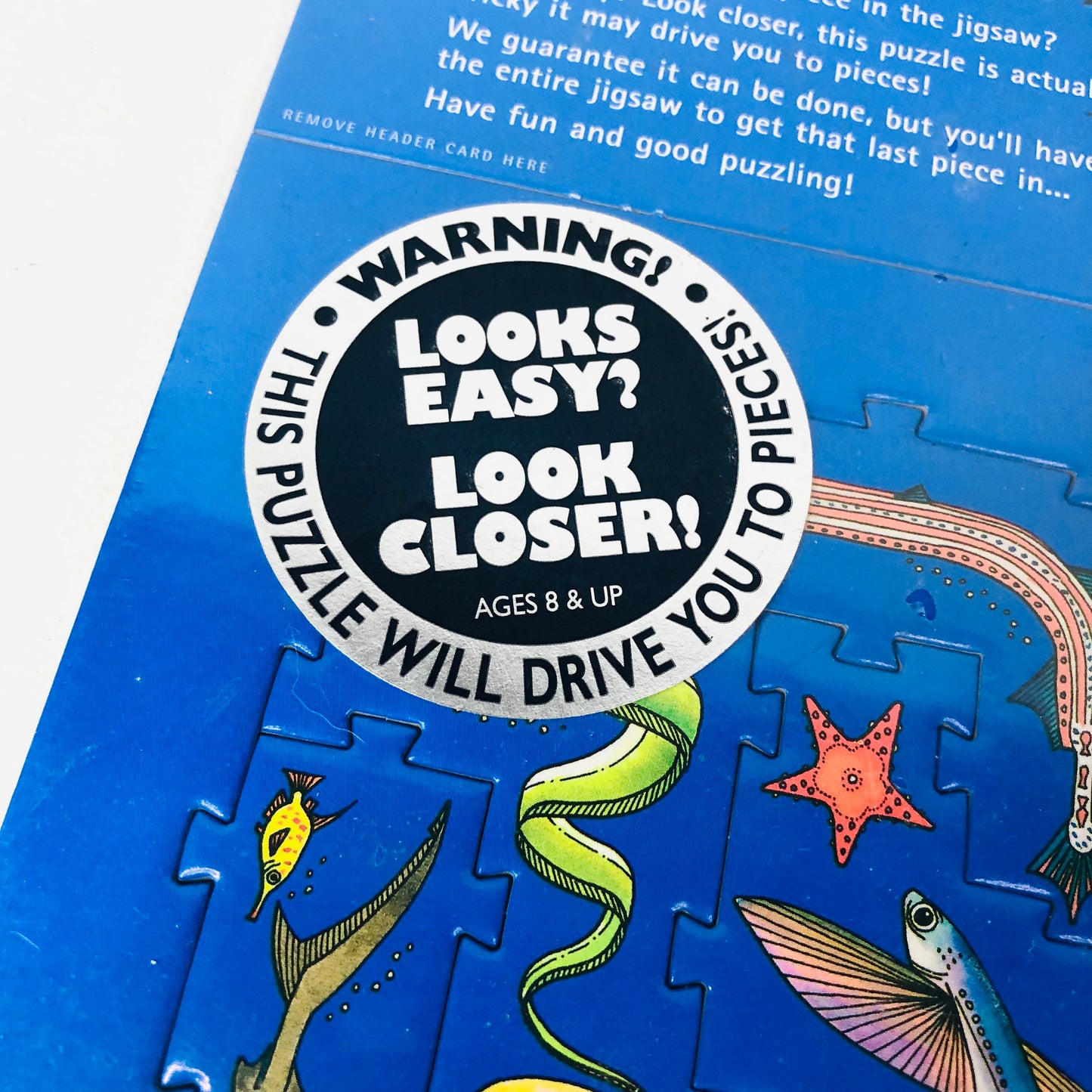 The Last Piece Jigsaw Puzzle - Dugald Keith - Deep Trouble - Sealift Fish - Brain teaser NEW